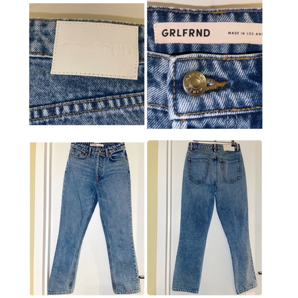 GRLFRND Karolina High Rise Straight Crop - Picture 2 of 5